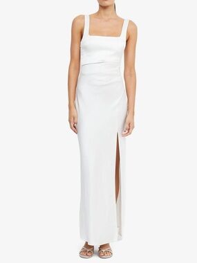 bec + bridge The Dreamer Square Neck Dress Ivory NEW